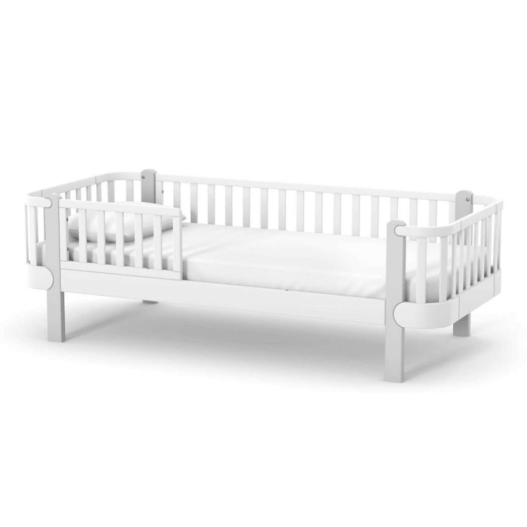 Postel pro Teenagery Zukko 190 Gekko Kids, Bílá / Šedá